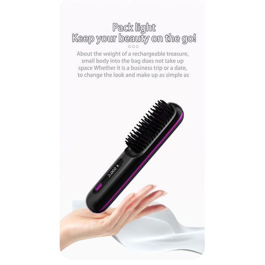 How to Use a Hair Straightener Brush on Wet or Damp Hair