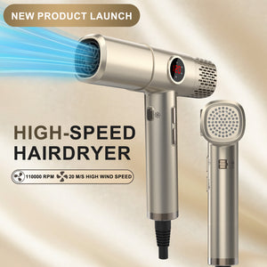 Mifanstech High Speed Hair Dryer Professional Ionic Hair Dryer, Women's Hair Dryer with Diffuser, Powerful 1800W Motor, Fast Drying Conditionable Hair, Perfect for Home/Travel/Gift