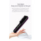 Mifanstech Cordless Hair Straightener, Ceramic Mini Hair Straightener Brush, Anti-scald Brush Teeth, Temperature Control and LED Display for Women,white