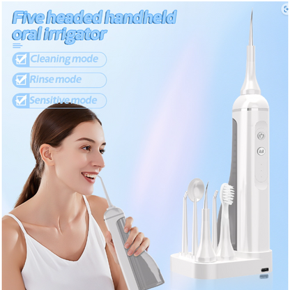 Mifanstech Multi-function scaler Four functions IPX7 waterproof rating Three modes Type-C rechargeable Oral Care White