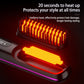 Mifanstech Cordless Hair Straightener, Ceramic Mini Hair Straightener Brush, Anti-scald Brush Teeth, Temperature Control and LED Display for Women,white