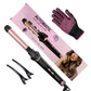 Mifanstech 1 Inch Negative Ion Curling Iron, Ceramic Auto-Rotating Curling Iron, 5 Heat Adjustments, Quick Heat Up for Long Lasting Styles